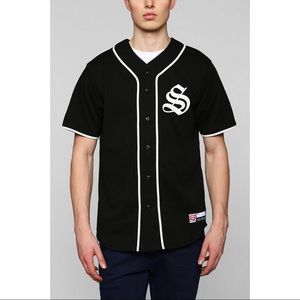 Stussy Button-Up Baseball Jersey - Small
